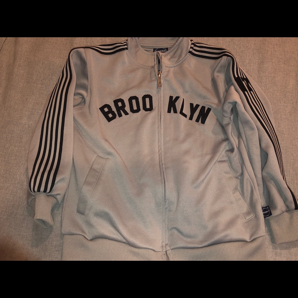 Kids Brooklyn Blue Marlin Grey Jacket (sz 7/L)